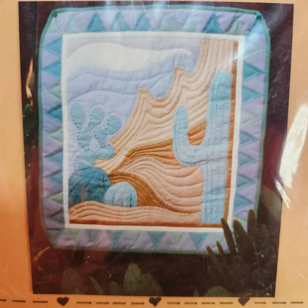 Cactus Canyon Wall Quilt Pattern Cheater Applique by Jupiter Mary Martin 1989